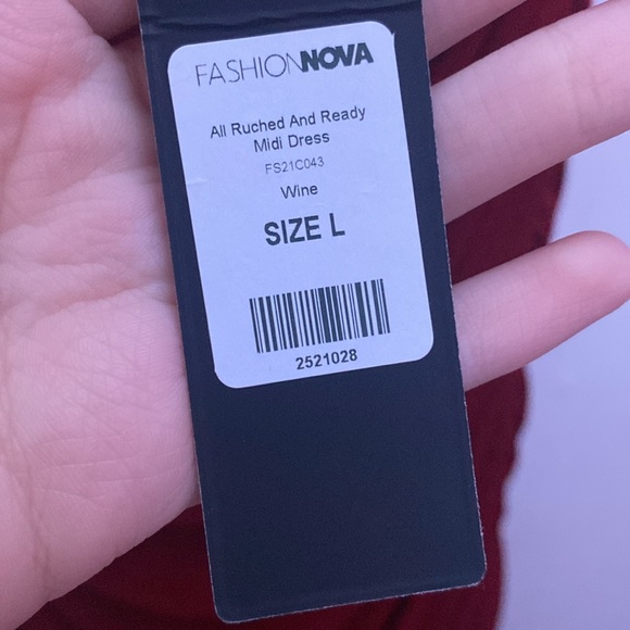 All Ruched and Ready Midi Dress - Picture 5 of 5